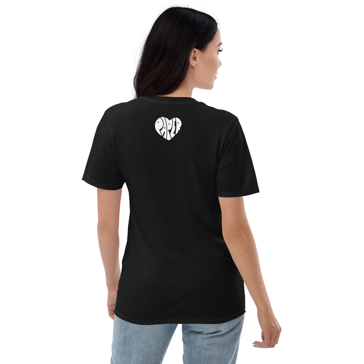 'Paper Heart' Valentine's Day Rose Petal Short-Sleeve T-Shirt