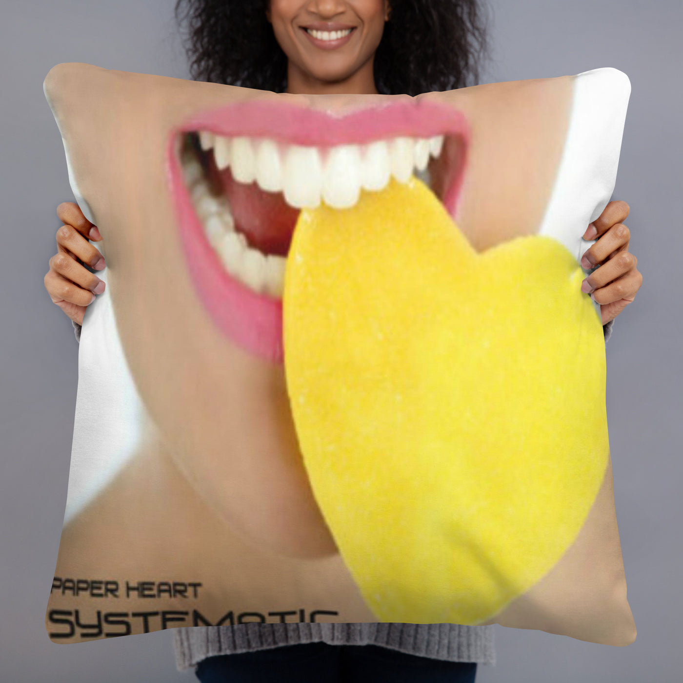 "Paper Heart's Systematic" Basic Pillow
